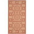 thumbnail image 1 of SAFAVIEH Courtyard Charlotte Floral Indoor/Outdoor Area Rug, 2'7" x 5', Rust/Sand, 1 of 4