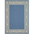 thumbnail image 1 of SAFAVIEH Courtyard Chase Oriental Indoor/Outdoor Area Rug, Blue/Beige, 6'7" x 9'6", 1 of 5