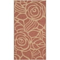 thumbnail image 1 of SAFAVIEH Courtyard Chester Floral Indoor/Outdoor Area Rug, Rust/Sand, 2'7" x 5', 1 of 8