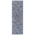 thumbnail image 1 of SAFAVIEH Courtyard Chester Floral Indoor/Outdoor Runner Rug, 2'3" x 6'7", Blue/Beige, 1 of 15
