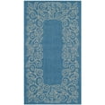 thumbnail image 1 of SAFAVIEH Courtyard Chole Bordered Indoor/Outdoor Area Rug, Blue/Beige, 2'7" x 5', 1 of 5