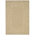 thumbnail image 1 of SAFAVIEH Courtyard Chole Floral Bordered Indoor/Outdoor Area Rug, 4' x 5'7", Dark Beige/Beige, 1 of 4