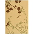 thumbnail image 1 of SAFAVIEH Courtyard Christian Floral Indoor/Outdoor Area Rug, 5'3" x 7'7", Natural/Olive, 1 of 4