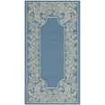 thumbnail image 1 of SAFAVIEH Courtyard Claire Rooster Indoor/Outdoor Area Rug, 2'7" x 5', Blue/Natural, 1 of 4