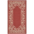 thumbnail image 1 of SAFAVIEH Courtyard Claire Rooster Indoor/Outdoor Area Rug, 2' x 3'7", Red/Natural, 1 of 10