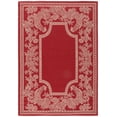 thumbnail image 1 of SAFAVIEH Courtyard Claire Rooster Indoor/Outdoor Area Rug, 5'3" x 7'7", Red/Natural, 1 of 16