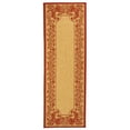 thumbnail image 1 of SAFAVIEH Courtyard Claire Rooster Indoor/Outdoor Runner Rug, 2'3" x 10', Natural/Red, 1 of 8