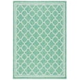 thumbnail image 1 of SAFAVIEH Courtyard Claudia Geometric Indoor/Outdoor Area Rug, Green/Ivory, 4' x 5'7", 1 of 8