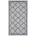 thumbnail image 1 of SAFAVIEH Courtyard Claudia Geometric Indoor/Outdoor Area Rug, Grey/Navy, 2'7" x 5', 1 of 11