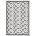 thumbnail image 1 of SAFAVIEH Courtyard Claudia Geometric Indoor/Outdoor Area Rug, Light Grey/Black, 6'7" x 9'6", 1 of 8