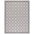 thumbnail image 1 of SAFAVIEH Courtyard Claudia Geometric Indoor/Outdoor Area Rug, Light Grey/Black, 8' x 10', 1 of 8