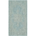 thumbnail image 1 of SAFAVIEH Courtyard Clodagh Medallion Indoor/Outdoor Area Rug, Aqua/Grey, 2'7" x 5', 1 of 8