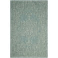 thumbnail image 1 of SAFAVIEH Courtyard Clodagh Medallion Indoor/Outdoor Area Rug, Aqua/Grey, 6'7" x 9'6", 1 of 10