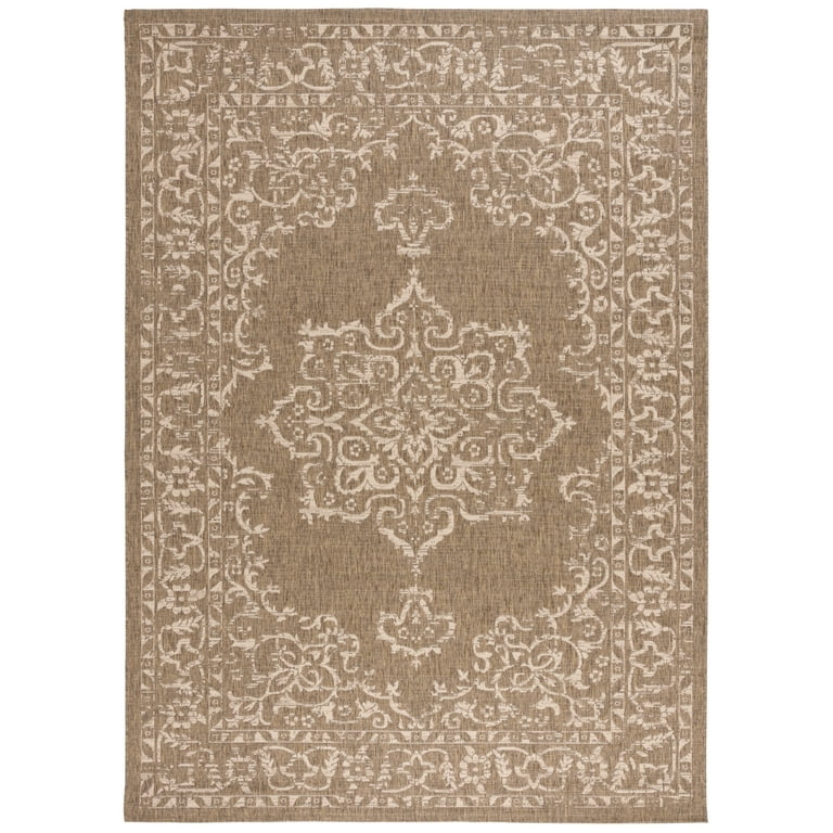 8' X 11' Aqua Damask Indoor Outdoor Area Rug 8' X 11' Aqua Damask Indoor Outdoor Area Rug