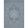 thumbnail image 1 of SAFAVIEH Courtyard Clodagh Medallion Indoor/Outdoor Area Rug, Navy/Grey, 9' x 12', 1 of 16