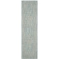 thumbnail image 1 of SAFAVIEH Courtyard Clodagh Medallion Indoor/Outdoor Runner Rug, Aqua/Grey, 2'3" x 8', 1 of 12
