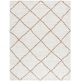 thumbnail image 1 of SAFAVIEH Courtyard Cohen Diamond Indoor/Outdoor Area Rug, Ivory/Brown, 9' x 12', 1 of 11
