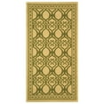 thumbnail image 1 of SAFAVIEH Courtyard Colton Geometric Indoor/Outdoor Area Rug, Natural/Olive, 2'7" x 5', 1 of 11