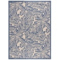 thumbnail image 1 of Safavieh Courtyard Connie Floral Indoor/Outdoor Area Rug, Natural/Blue, 8' x 11', 1 of 12