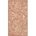 thumbnail image 1 of Safavieh Courtyard Connie Floral Indoor/Outdoor Area Rug, Natural/Terracotta, 2'7" x 5', 1 of 11