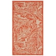 thumbnail image 1 of Safavieh Courtyard Connie Floral Indoor/Outdoor Area Rug, Natural/Terracotta, 2' x 3'7", 1 of 11