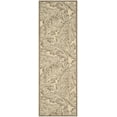 thumbnail image 1 of Safavieh Courtyard Connie Floral Indoor/Outdoor Runner Rug, Natural/Brown, 2'3" x 6'7", 1 of 5