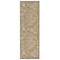 thumbnail image 1 of Safavieh Courtyard Connie Floral Indoor/Outdoor Runner Rug, Natural/Olive, 2'3" x 6'7", 1 of 12