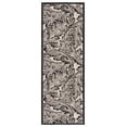 thumbnail image 1 of Safavieh Courtyard Connie Floral Indoor/Outdoor Runner Rug, Sand/Black, 2'3" x 6'7", 1 of 9