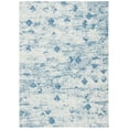 thumbnail image 1 of SAFAVIEH Courtyard Constance Abstract Indoor/Outdoor Area Rug, Grey/Navy, 5'5" x 7'7", 1 of 6