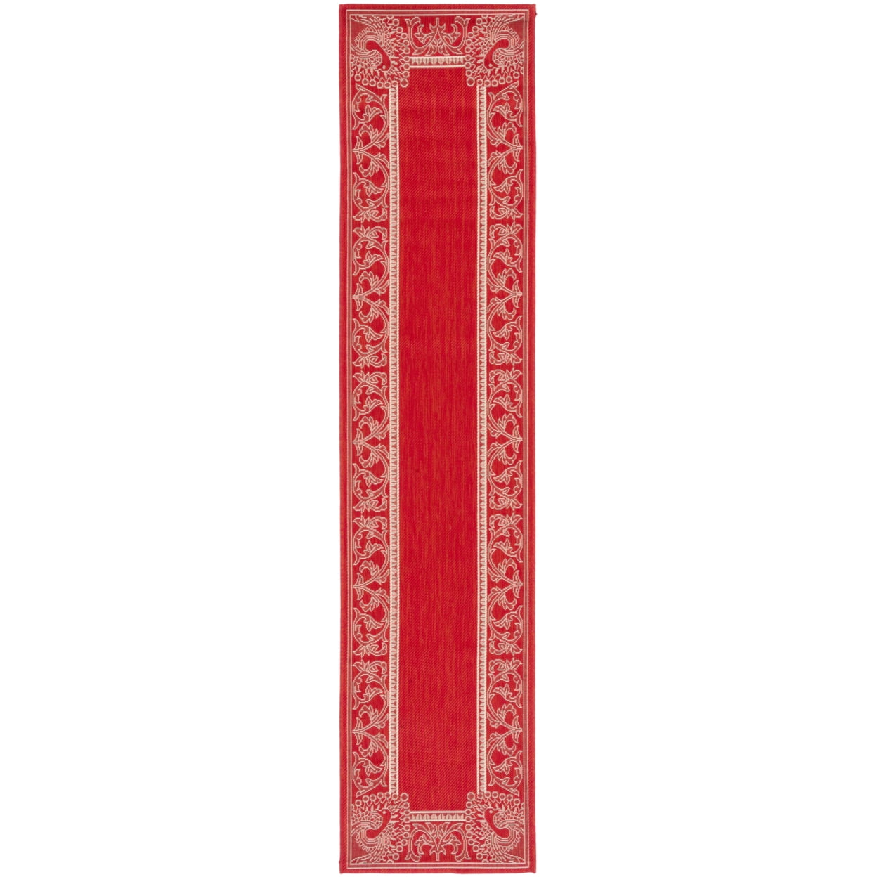 SAFAVIEH Courtyard Cooper Floral Indoor/Outdoor Runner Rug, 2'3" x 6'7 ...