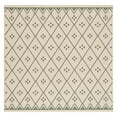 thumbnail image 1 of SAFAVIEH Courtyard Cori Bordered Indoor/Outdoor Area Rug, Beige/Green, 6'7" x 6'7" Square, 1 of 9