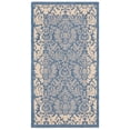 thumbnail image 1 of Safavieh Courtyard Dani Bordered Indoor/Outdoor Area Rug, Blue/Natural, 2' x 3'7", 1 of 10
