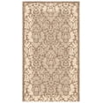 thumbnail image 1 of Safavieh Courtyard Dani Bordered Indoor/Outdoor Area Rug, Brown/Natural, 2'7" x 5', 1 of 9