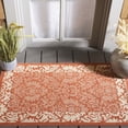 thumbnail image 1 of Safavieh Courtyard Dani Bordered Indoor/Outdoor Area Rug, Terracotta/Natural, 2' x 3'7", 1 of 13