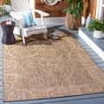 thumbnail image 1 of Safavieh Courtyard Daniel Oriental Indoor/Outdoor Area Rug, Brown/Natural, 5'3" x 7'7", 1 of 14