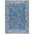 thumbnail image 1 of Safavieh Courtyard Daniel Oriental Indoor/Outdoor Area Rug, Blue/Natural, 9' x 12', 1 of 12