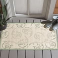 thumbnail image 1 of Safavieh Courtyard Daniel Oriental Indoor/Outdoor Area Rug, Natural/Olive, 2' x 3'7", 1 of 15