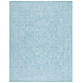 thumbnail image 1 of SAFAVIEH Courtyard Darin Botanical Indoor/Outdoor Area Rug, Aqua/Grey, 8' x 10', 1 of 13