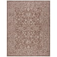 thumbnail image 1 of SAFAVIEH Courtyard Darin Botanical Indoor/Outdoor Area Rug, Brown/Ivory, 9' x 12', 1 of 14