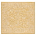 thumbnail image 1 of SAFAVIEH Courtyard Darin Botanical Indoor/Outdoor Area Rug, Gold/Ivory, 6'7" x 6'7" Square, 1 of 15