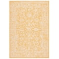 thumbnail image 1 of SAFAVIEH Courtyard Darin Botanical Indoor/Outdoor Area Rug, Gold/Ivory, 6'7" x 9'6", 1 of 15