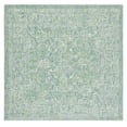 thumbnail image 1 of SAFAVIEH Courtyard Darin Botanical Indoor/Outdoor Area Rug, Green/Ivory, 5'3" x 5'3" Square, 1 of 15