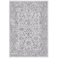 thumbnail image 1 of SAFAVIEH Courtyard Darin Botanical Indoor/Outdoor Area Rug, Grey/Black, 6'7" x 9'6", 1 of 15