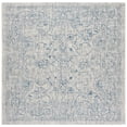 thumbnail image 1 of SAFAVIEH Courtyard Darin Botanical Indoor/Outdoor Area Rug, Grey/Navy, 5'3" x 5'3" Square, 1 of 14