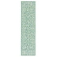 thumbnail image 1 of SAFAVIEH Courtyard Darin Botanical Indoor/Outdoor Runner Rug, Green/Ivory, 2'3" x 10', 1 of 11