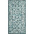 thumbnail image 1 of SAFAVIEH Courtyard Darin Traditional Indoor/Outdoor Area Rug, 2'7" x 5', Turquoise, 1 of 16