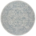 thumbnail image 1 of SAFAVIEH Courtyard Darin Traditional Indoor/Outdoor Area Rug, 5'3" x 5'3" Round, Grey/Navy, 1 of 8