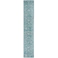 thumbnail image 1 of SAFAVIEH Courtyard Darin Traditional Indoor/Outdoor Runner, 2'3" x 12', Turquoise, 1 of 11