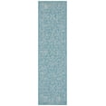 thumbnail image 1 of SAFAVIEH Courtyard Darin Traditional Indoor/Outdoor Runner, 2'3" x 8', Aqua/Grey, 1 of 12