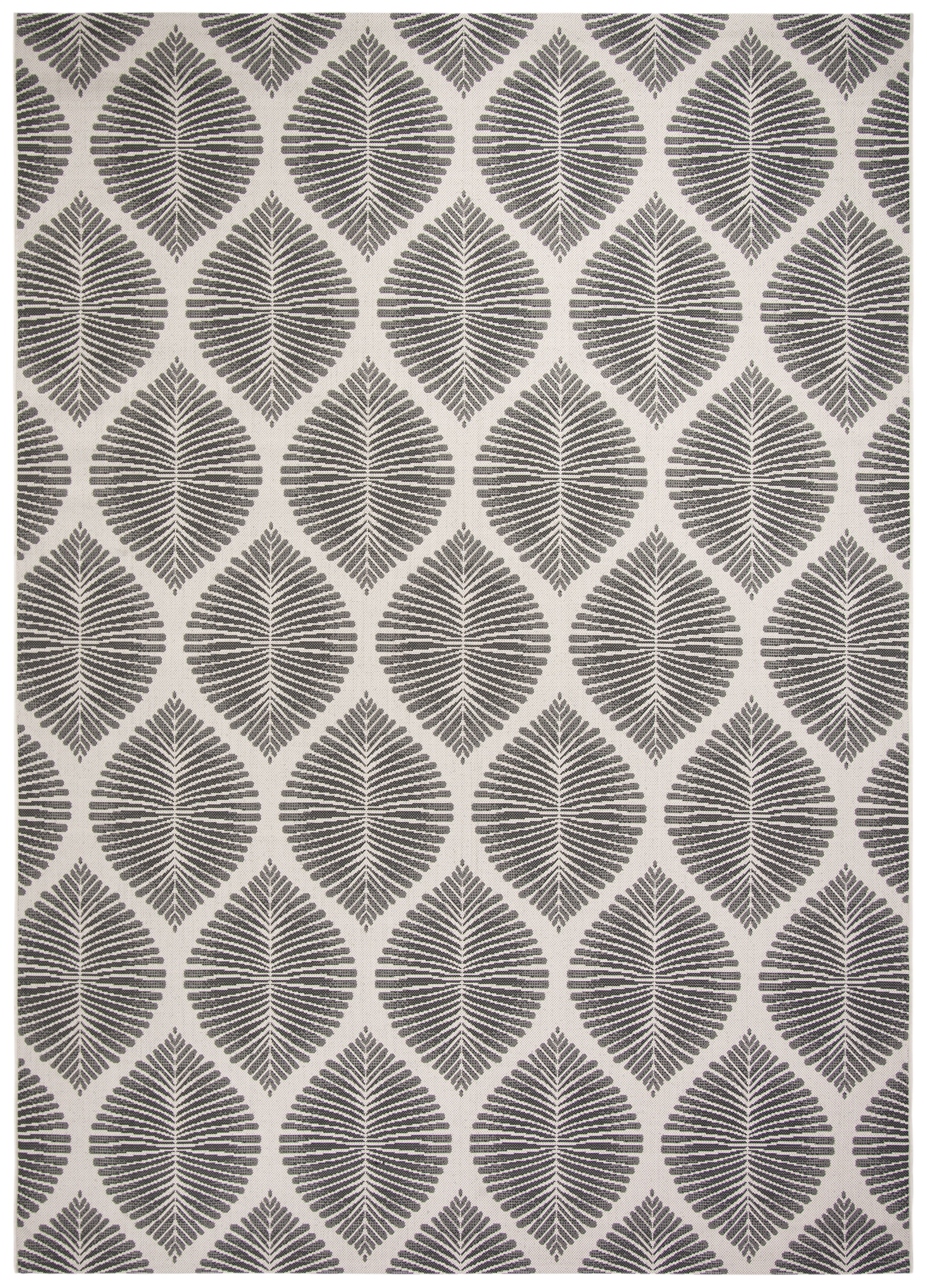 Safavieh Courtyard Deborah Geometric Indoor/Outdoor Area Rug, Gray/Light Gray, 8' x 11'